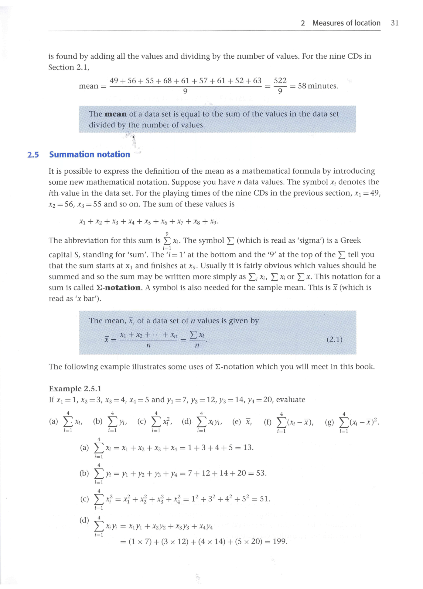 Cambridge Statistics